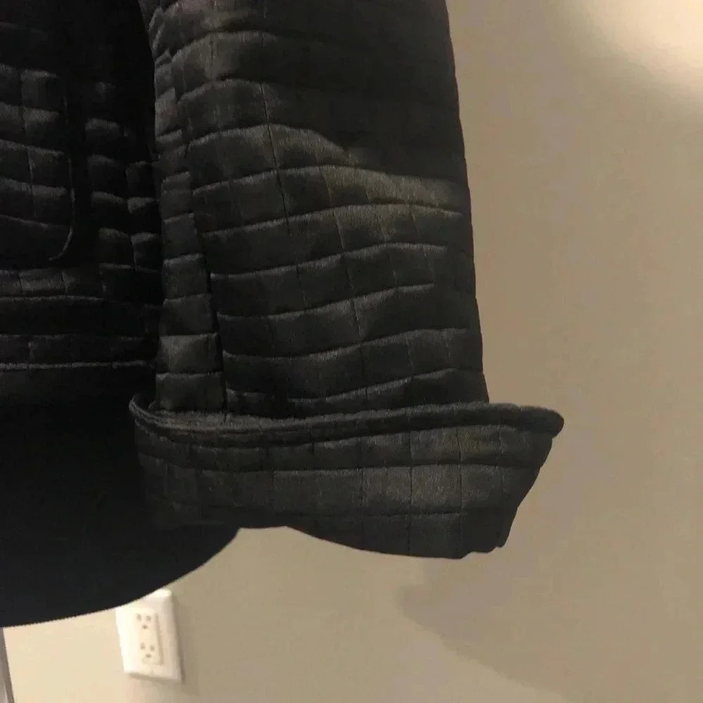 Harve Benard Black Quilted  Jacket - Picture 4 of 5